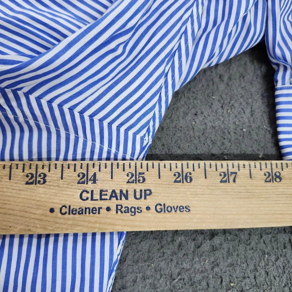 Polo Ralph Lauren Mens Classic Fit Striped Collar French Cuff Shirt 16.5